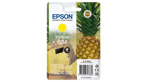 EPSON CART. INK GIALLO ANANAS 604