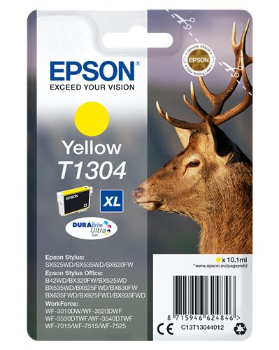 EPSON CART INK GIALLO PER B42WD/WF PRO 7015, SERIE XL CERVO