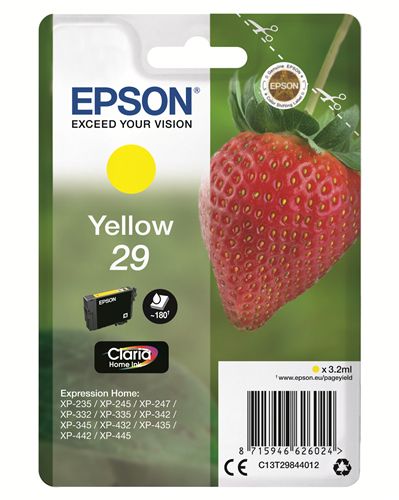 EPSON CART. INK GIALLO SERIE FRAGOLA