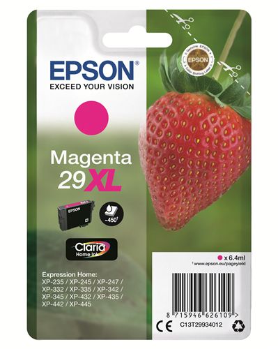 EPSON CART. INK MAGENTA 29XL SERIE FRAGOLA