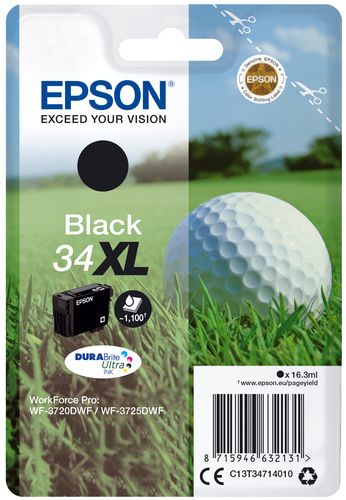 EPSON CART. INK NERO 34XL SERIE PALLINA DA GOLF