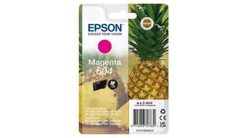 EPSON 604 INKJET CARTRIDGE PINEAPPLE MAGENTA SERIES