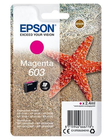 EPSON CARTUCCIA INK MAGENTA, STELLA MARINA, 603