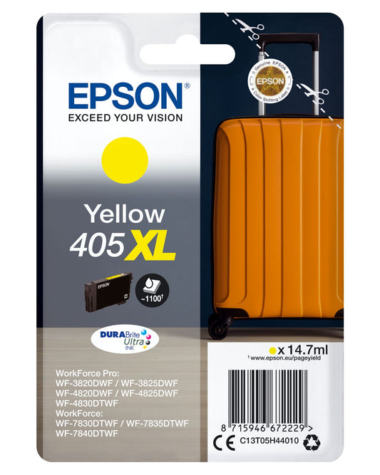 EPSON 405 YELLOW HIGH CAPACITY INKJET CARTRIDGE C13T05H44010 NO BLISTER