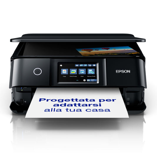 Epson Expression Photo XP-8700 A4 Multifunction Photo Printer, Wi-Fi Direct, 10.9 cm LCD Display, CD/DVD Printing, App