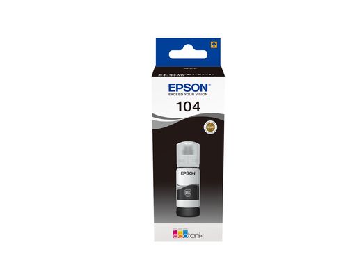 EPSON ECOTANK BLACK BOTTLE 65ML, 104