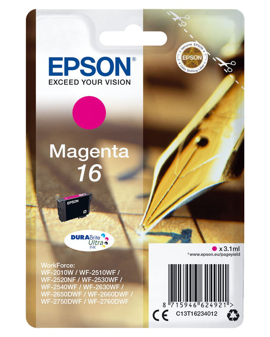 Epson Pen and Crossword Cartridge Magenta DURABrite Ultra 16 Ink