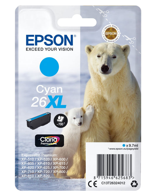 Epson Polar Bear XL Cyan Cartridge