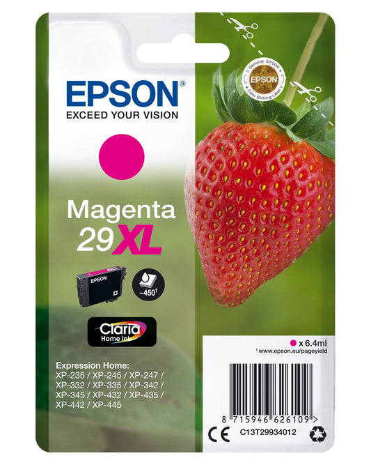 Epson Strawberry Cartridge Magenta Claria Home Ink 29XL