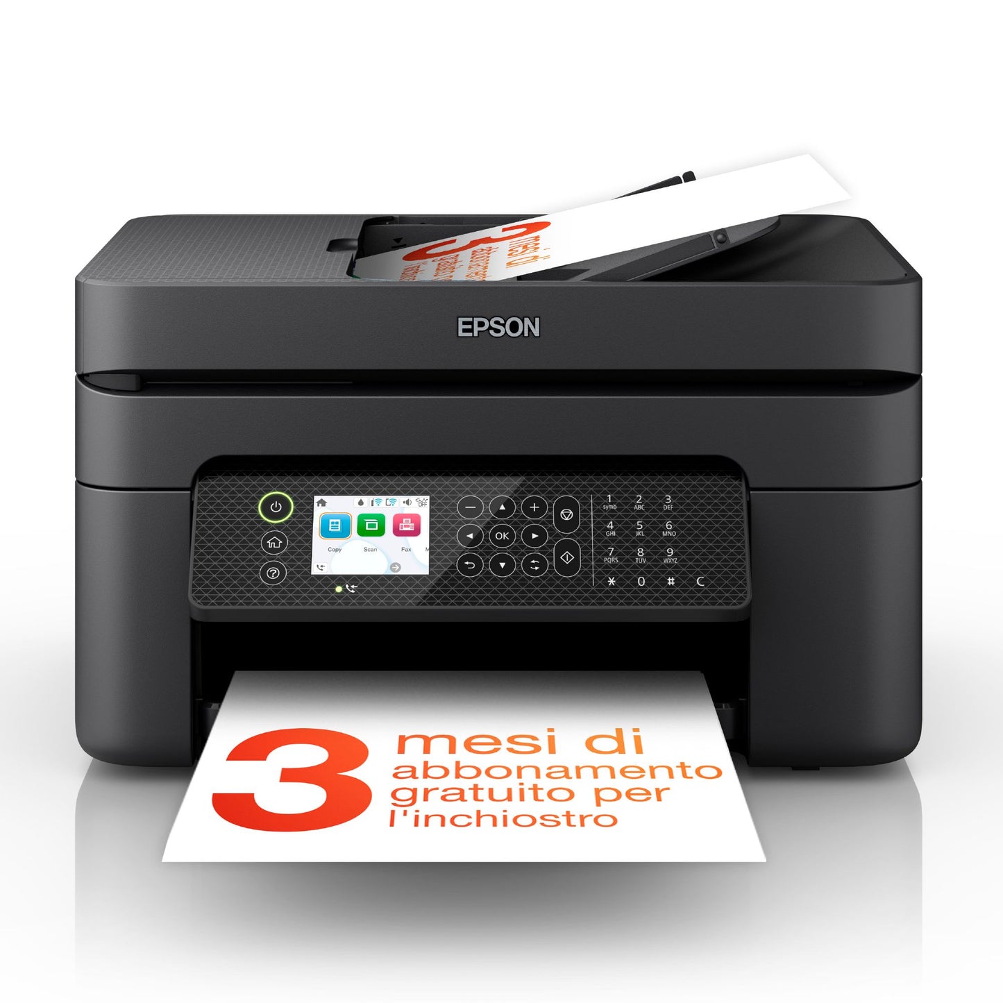 Epson WorkForce WF-2950DWF A4 inkjet multifunction printer (print, scan, copy), 6.1cm LCD display, ADF,