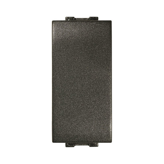 Falso Polo tappo nero antracite Compatibile con Living International / Light - Feb Elettrica