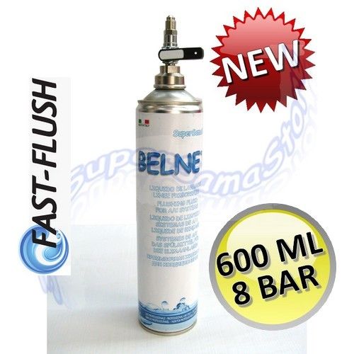 FAST FLUSH - BELNET PRESSURIZED CYLINDER WITH 1/4 SAE TAP