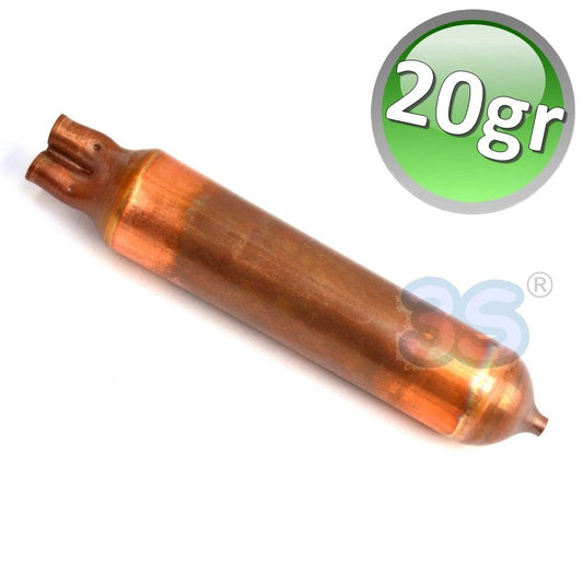 20g Molecular Copper 3-Way Filter Drier - for Refrigeration Circuits