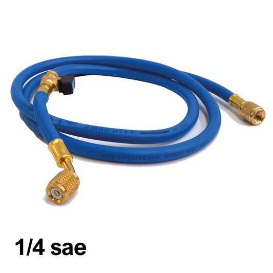 Flessibile frusta con annesso rubinetto 1/4 sae - COLORE BLU