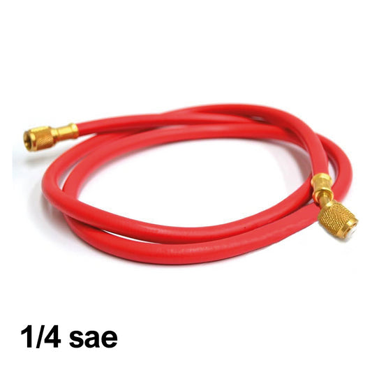 Flessibile frusta per R22 e R407c - 1/4'' sae colore rosso