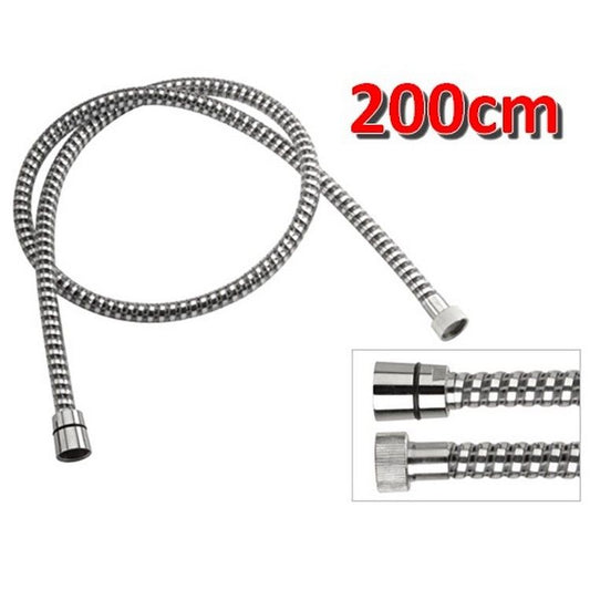 1/2'' plastic-coated stainless steel shower hose, 200 cm