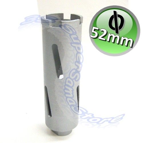 Fresa al diamante per carotatrice Ø 52 mm - lunghezza 160mm