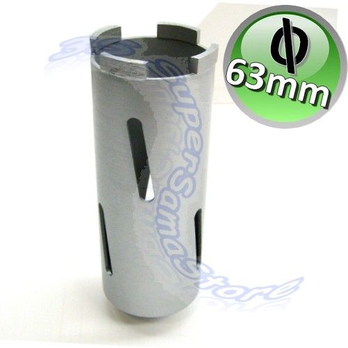 Fresa al diamante per carotatrice Ø 63 mm - lunghezza 160mm