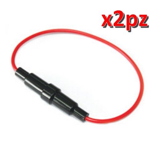 1 Amp protection fuse and fuse holder for condensate pump - pack of 2