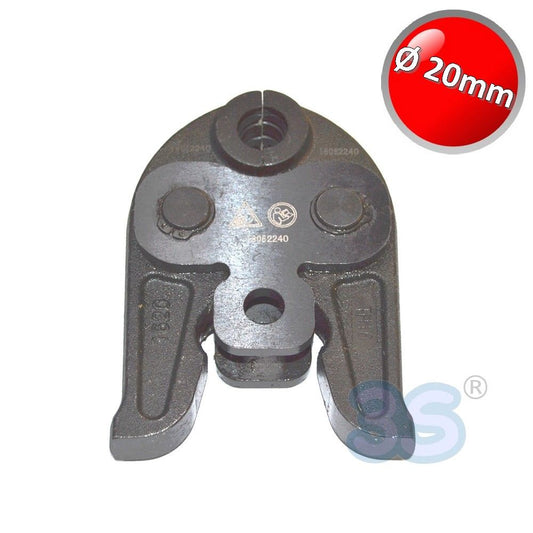 Ganascia pinza per pressatrice profilo TH Ø 20 mm raccordi multistrato