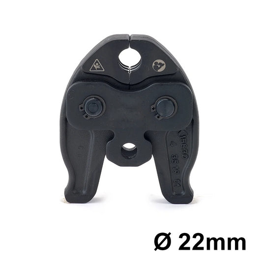 Ganascia pinza per rame profilo V Ø 22 mm raccordi tipo Viega