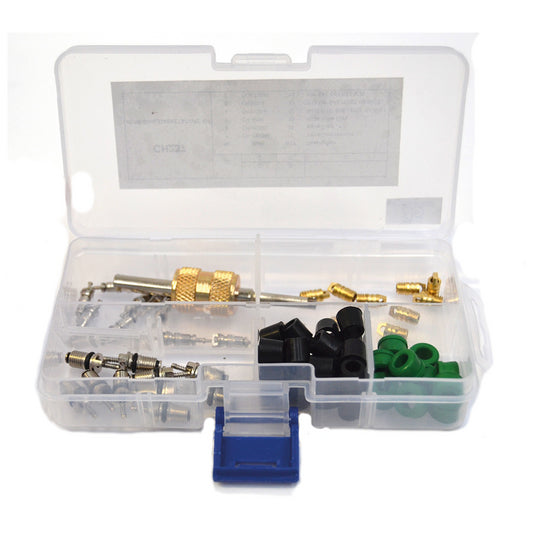 Gasket kit - replacement gaskets and valves with screwdriver for flexible hoses