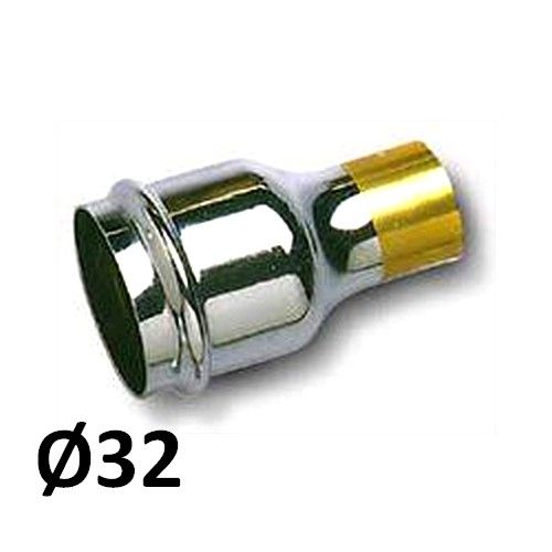 Giunto a saldare scarico in piombo per canotto Ø 32 mm