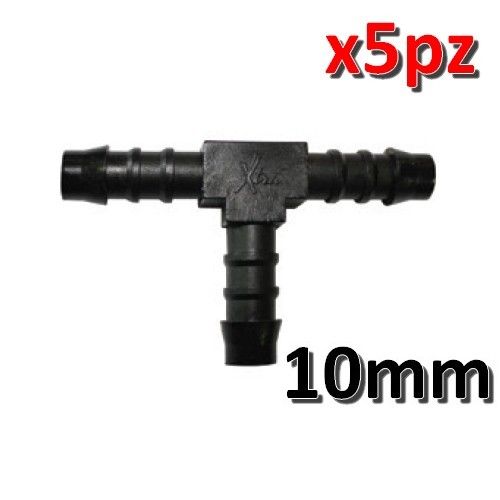 10mm T-Joint for Vinyl Pipe - Pack of 5