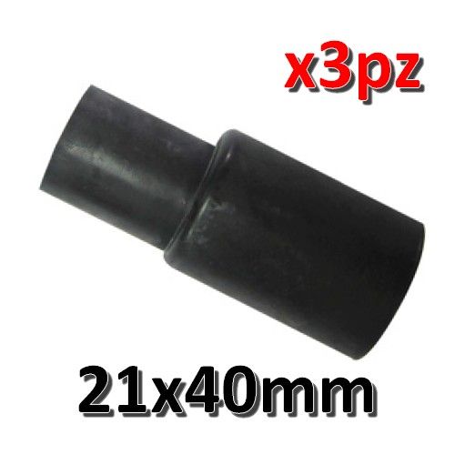21 to 40 mm rubber adapter joint for condensate pipe - pack of 3