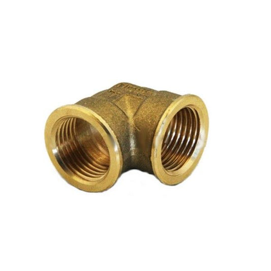 3/4'' FF brass elbow fitting - water gas