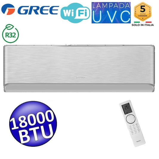 GREE AIRY SILVER unità interna 18000 Btu 5.0 Kw mono/multi