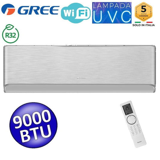 GREE AIRY SILVER unità interna 9000 Btu 2.5 Kw mono/multi