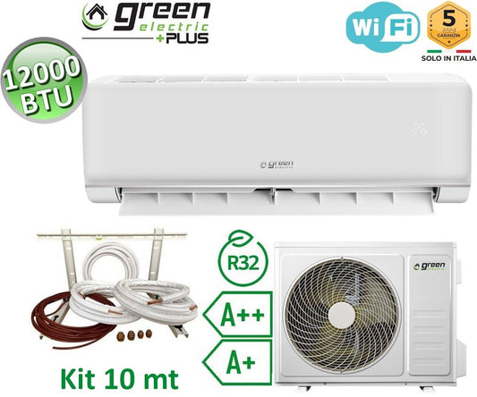 GREEN ELECTRIC PLUS 12000 BTU single-unit air conditioner + 10m installation kit