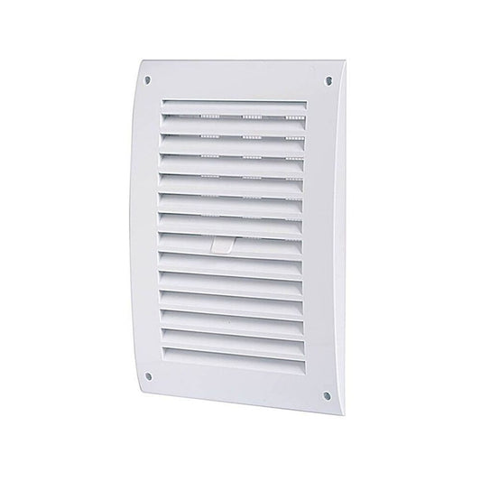 Griglia apribile - chiudibile in ABS 17x25 cm rettangolare bianca