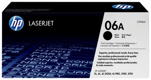 HP 06A Black Original LaserJet Toner Cartridge toner cartridge 1 pc Original Black