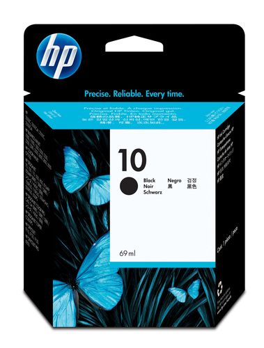 HP 10 cartuccia d'inchiostro 1 pz Originale Resa standard Nero