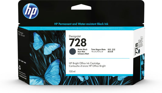 HP CART INK 728 NERO OPACO