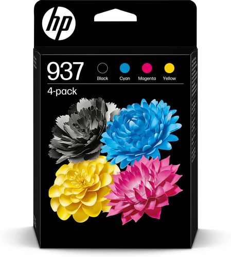HP CART INK MULTICOLOR CMYK 937 NERO,CIANO,MAGENTA,GIALLO