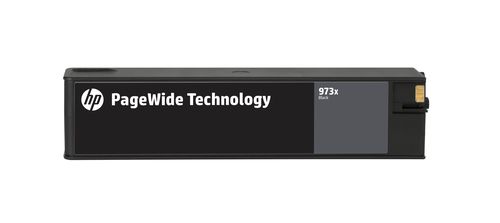 HP CART INK BLACK 973X 10,000 PAGES FOR PAGEWIDE PRO 477