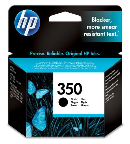 HP CART INK BLACK DESKJET D4260, No. 350