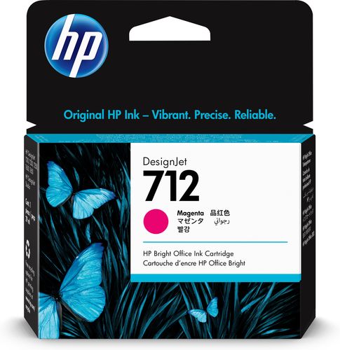 HP 712 29ml Magenta Original DesignJet Ink Cartridge