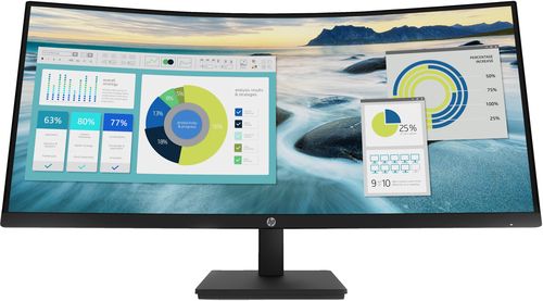 HP CURVED MONITOR 34 LED VA 21:9 WQHD 5MS 250 CDM, HEIGHT ADJUSTMENT, USB-C, DP/HDMI, MULTIMEDIA, P34hc G4