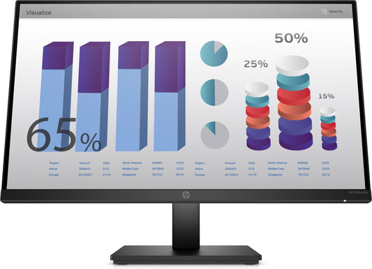 HP P24q G4 PC Monitor 60.5 cm (23.8") 2560 x 1440 pixels Quad HD LED Black
