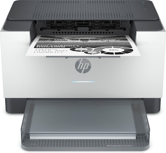 HP PRINTER. LASER A4 B/W LASERJET LJ M209DW, DUPLEX, 29PPM, USB/LAN/WIFI 6GW62FB19