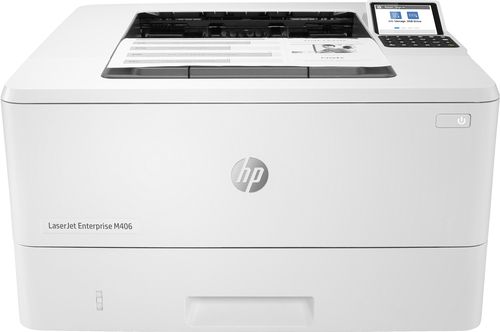 HP PRINTER. LASER A4 B/W, LASERJET M406DN, 40PPM, DUPLEX, USB/LAN