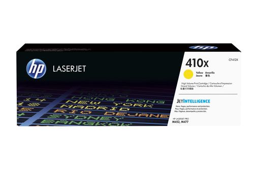 HP TONER YELLOW 5000PAG FOR LJ PRO M452 M477, 410X