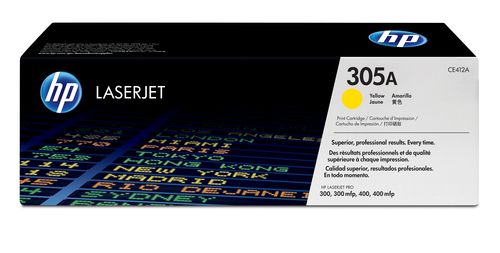 HP TONER GIALLO PER M351/451/3375/475 LJ PRO300/400 2600PAG, 305A