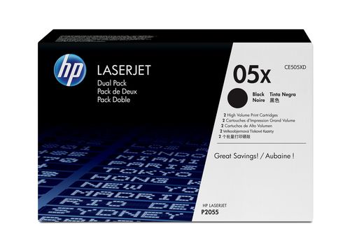 HP BLACK TONER FOR LJP2055 DUAL PACK CONF
