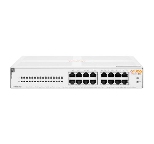 HPE SWITCH ARUBA ISTANT ON R8R48A UNMANAGED 16 POE PORTS