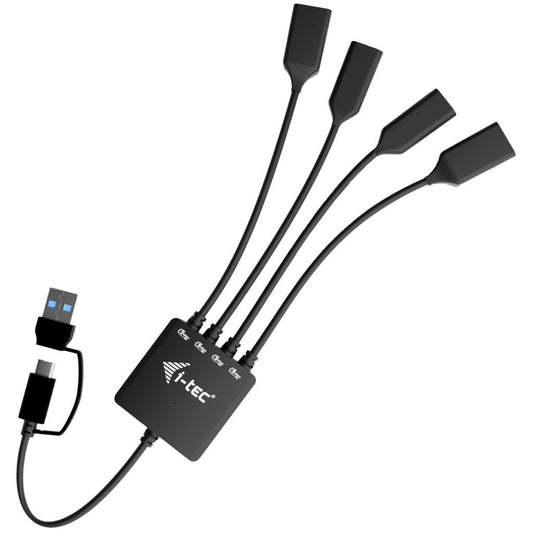 I-TEC USB-C/USB-A HUB CABLE 4 PORTS 2X USB-C, 2X USB-A